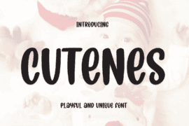 Cutenes Font
