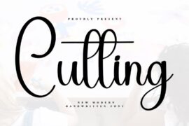 Cutting Font