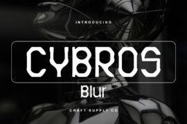 Cybros Blur Demo Font