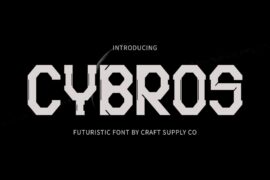 Cybros Demo Font