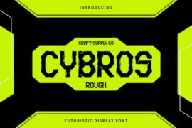 Cybros Rough Demo Font