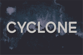 Cyclone Font