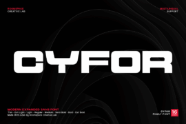 Cyfor-DEMO Font