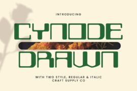 Cynode Drawn Demo Font