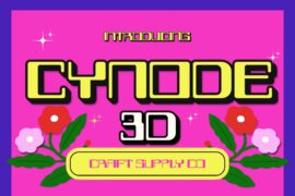 Cynode Extrude Right Demo Font