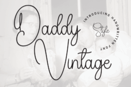Daddy Vintage Font
