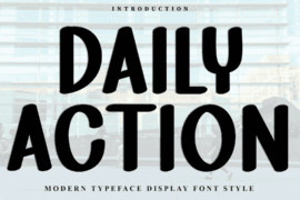 Daily Action Font