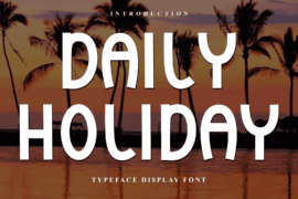 Daily Holiday Font