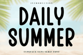 Daily Summer Font