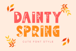 Dainty Spring Font