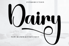 Dairy Font