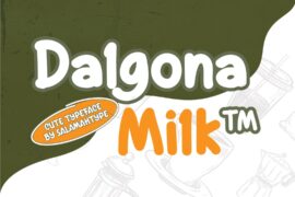 Dalgona Milk Font