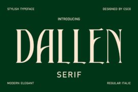 Dallen Demo Font