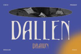 Dallen Drawn Demo Font