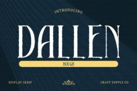 Dallen Rough Demo Font