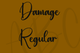 Damage Font