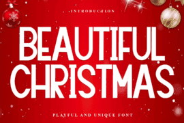 Dancer Christmas Font