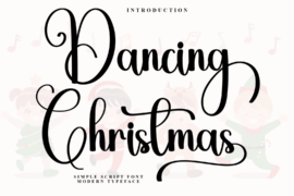 Dancing Christmas Font