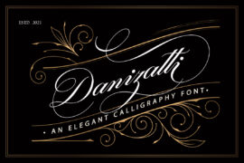Danizatti script Font
