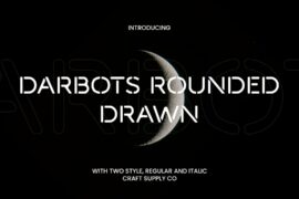 Darbots Rounded Drawn Demo Font