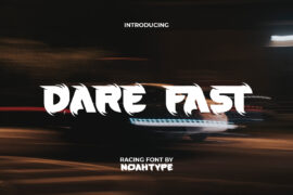 Dare Fast Demo Font