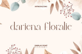 Dariena F Demo Font