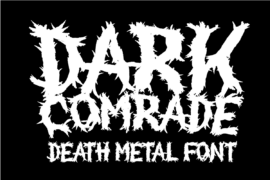 Dark Comrade Font