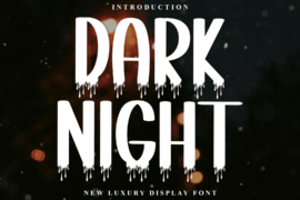 Dark Horror Font