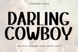Darling Cowboy Font
