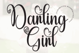 Darling Girl Font
