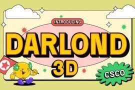 Darlond Extrude Right Demo Font