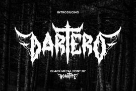 Dartero Demo Font