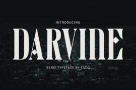 Darvine Demo Font