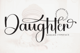 Daughter Handsome Font