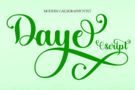 Daye Script Font