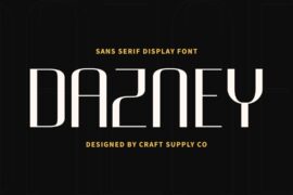 Dazney Demo Font