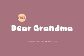 Dear Grandma Font