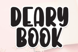 Deary Book Font