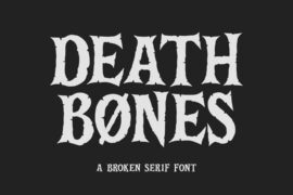Death Bones Font
