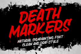 Death Markers Font Family