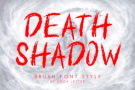 Death Shadow Demo Font