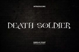 Death Soldier Demo Font