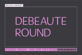 Debeaute Round Font