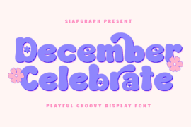 December Celebrate Font