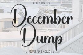 December Dump Font