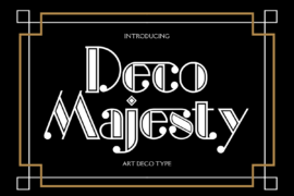 Deco Majesty Demo Font