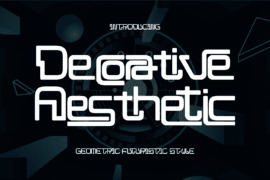 Decorative Aesthetic Demo Font