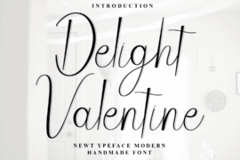 Delight Valentine Font