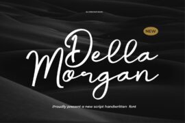 Della Morgan Font