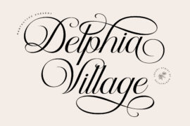 Delphia Village Font